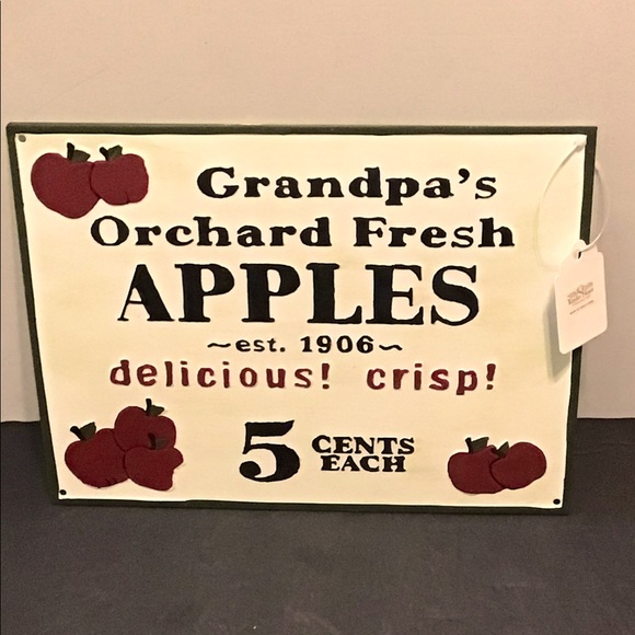 NWT Retro ornate metal sign 8x10 - Picture 1 of 4